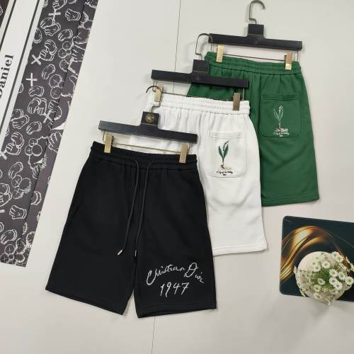 Dior Summer Men's Casual Shorts Embroidery Logo Five-Point Pants 1 Dior Summer Men's Casual Shorts Embroidery Logo Five-Point Pants