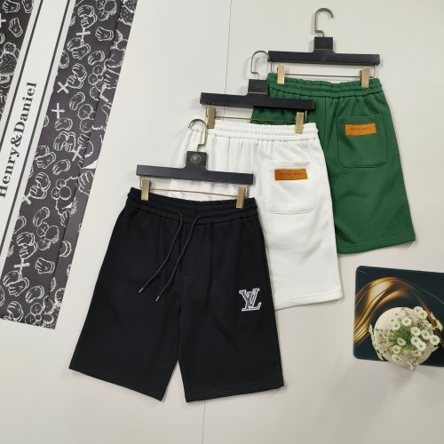 Louis Vuitton Summer Shorts, Embroidered Logo, Couple Style, Casual Fit 1 Louis Vuitton Summer Shorts, Embroidered Logo, Couple Style, Casual Fit