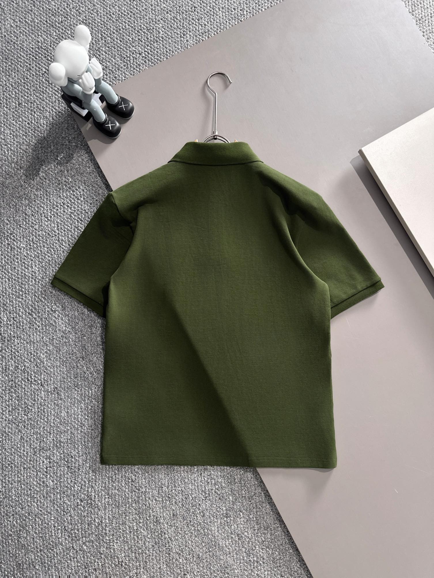 Burberry Men's Olive Green Polo Shirt - Short Sleeve, Classic Fit 10 i1751037039 25 7