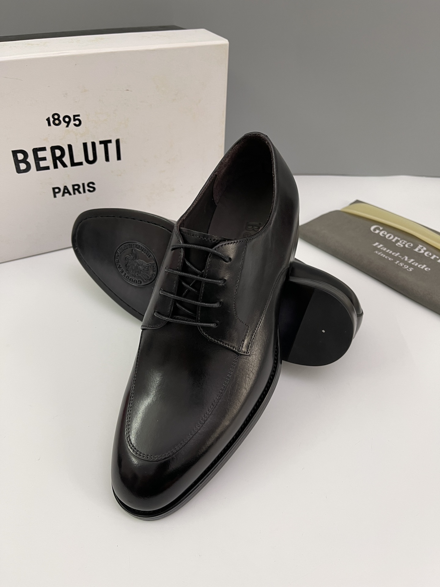 Berlut* Bruti nuevos zapatos formales de los hombres coloreados a mano envío Selección de alta calid
