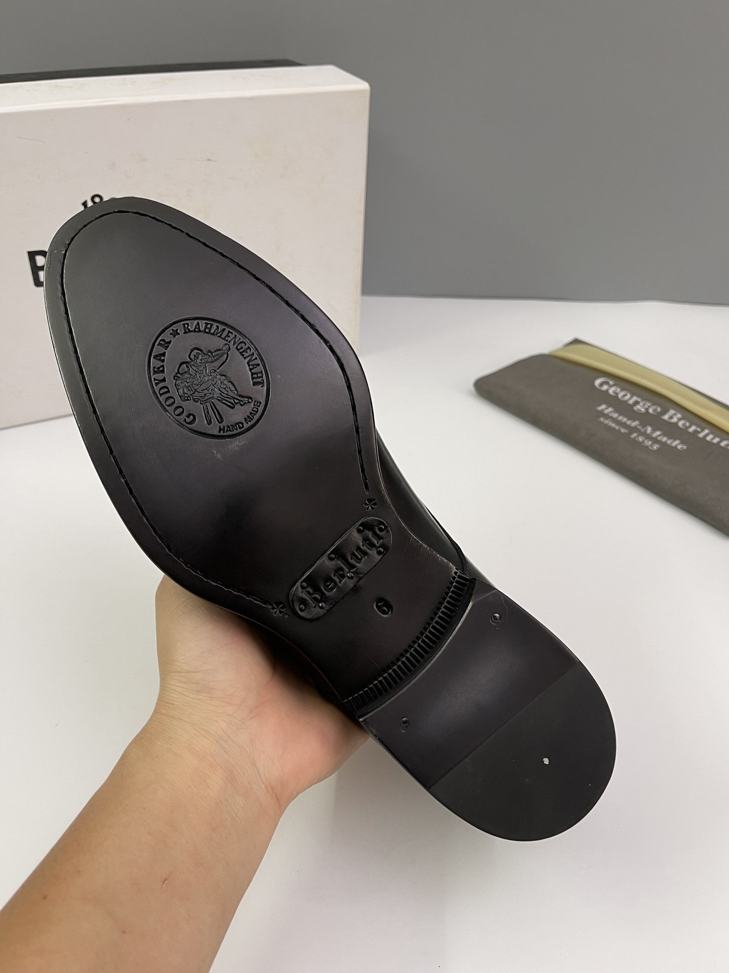 Berlut* Bruti nuevos zapatos formales de los hombres coloreados a mano envío Selección de alta calid