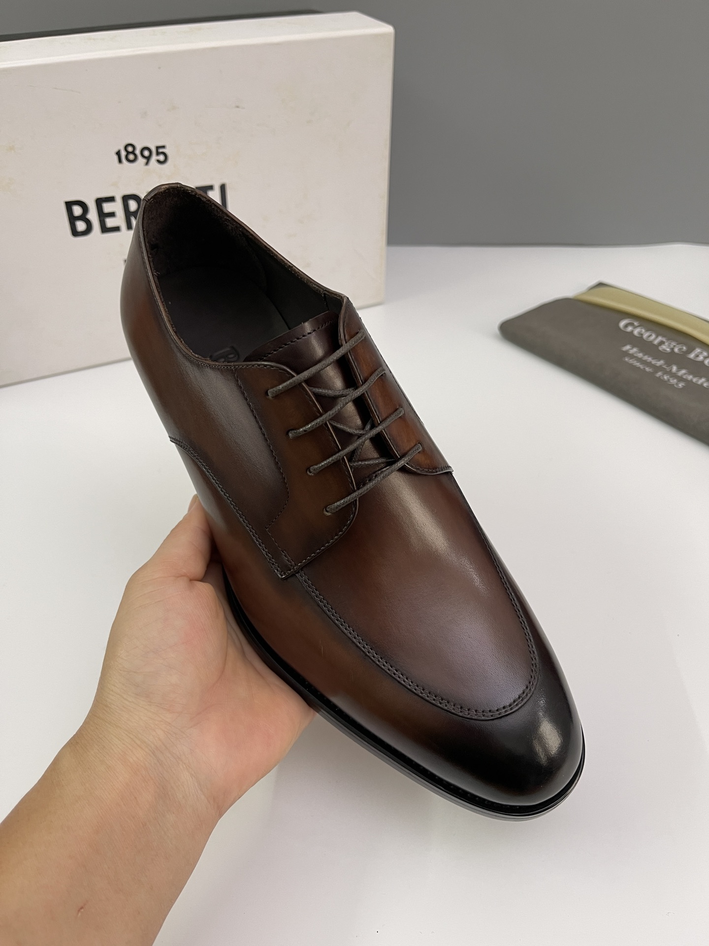 Berlut* Bruti nuevos zapatos formales de los hombres coloreados a mano envío Selección de alta calid