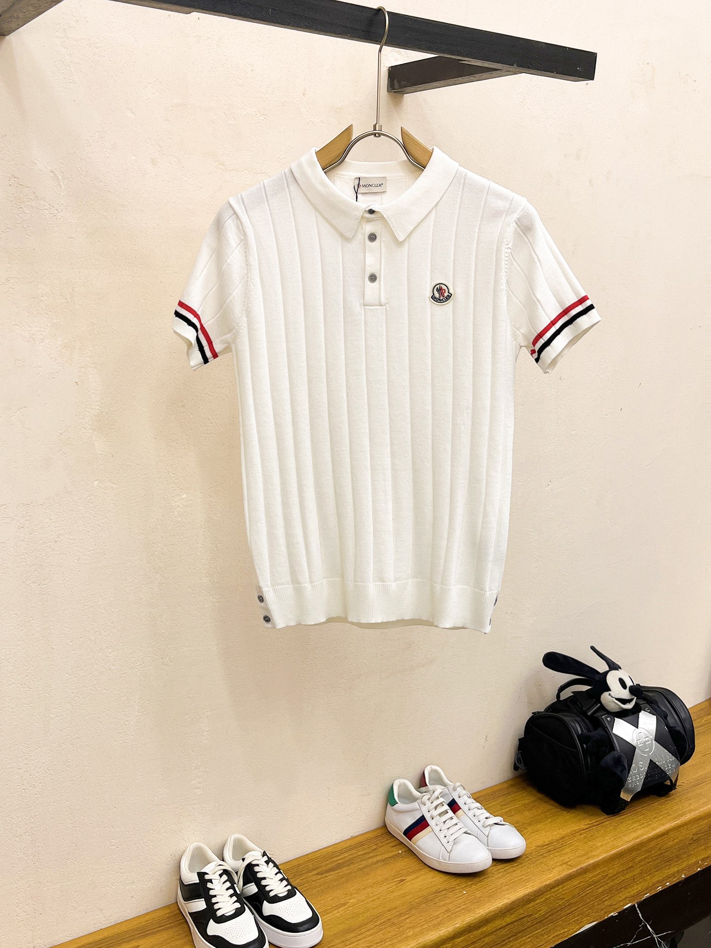 Moncler Clothing Knit Sweater Polo T-Shirt Men Cotton Knitted Knitting Fall/Winter Collection