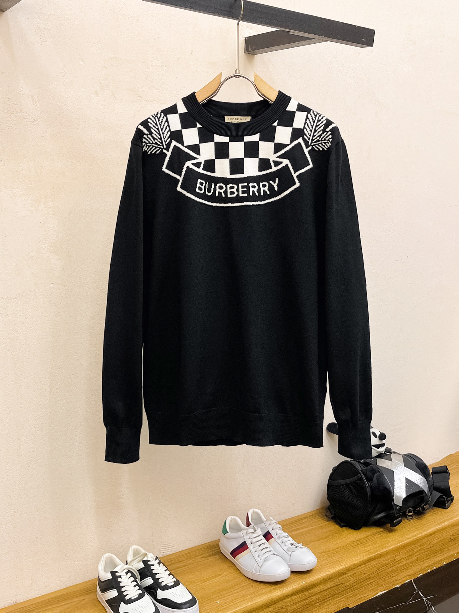 Burberry Fake
 Clothing Knit Sweater Sweatshirts Unisex Knitting