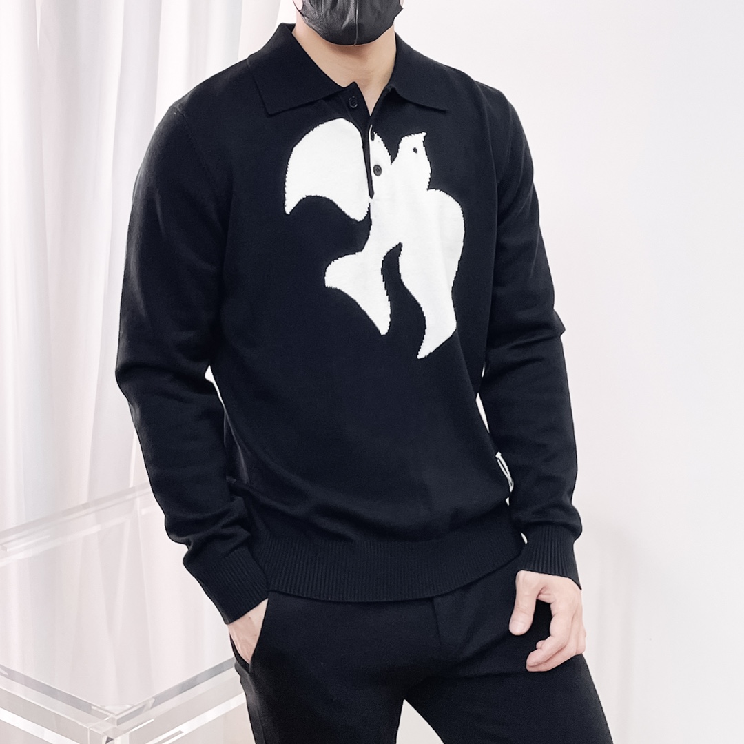 AAA Quality Replica
 Louis Vuitton Clothing Sweatshirts Knitting Wool Fall/Winter Collection Fashion