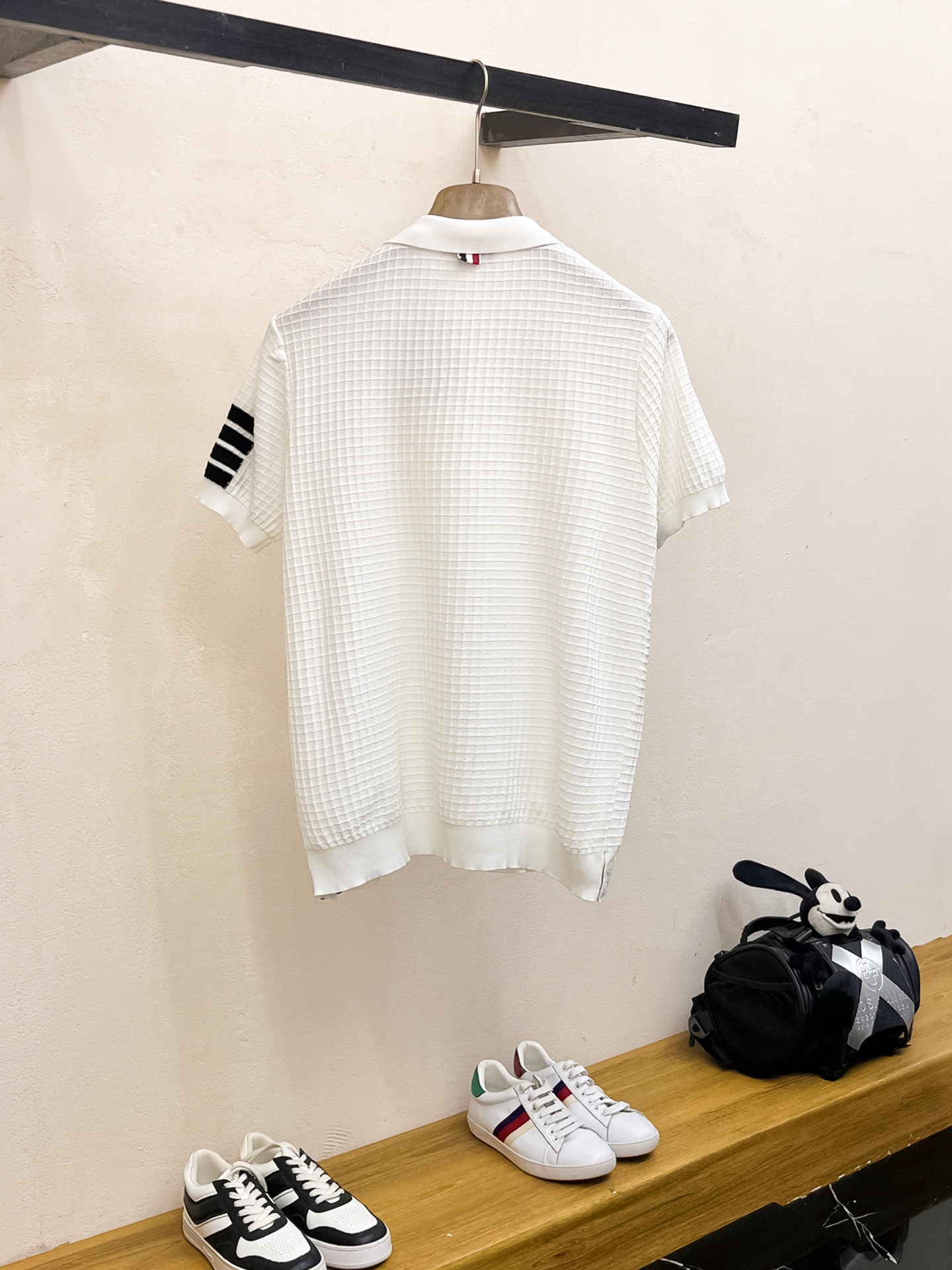 TB 2026春夏新品针织短袖，进口针织面料，手感柔软。顶级进口私货，设计潮流短袖针织衫，不失奢华 品质