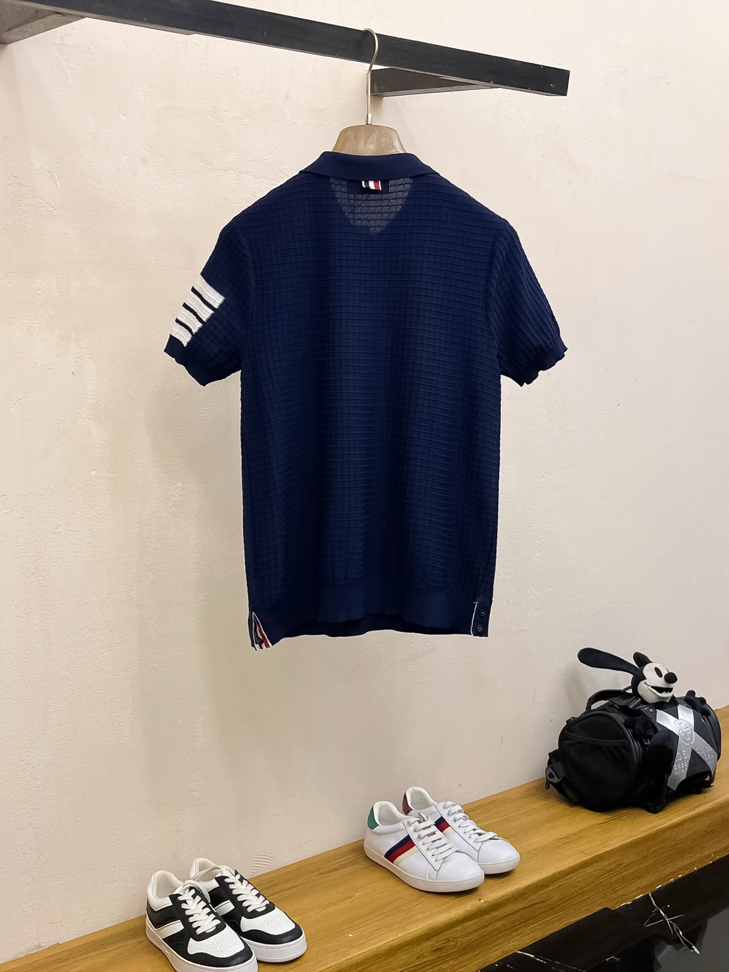 TB 2026春夏新品针织短袖，进口针织面料，手感柔软。顶级进口私货，设计潮流短袖针织衫，不失奢华 品质