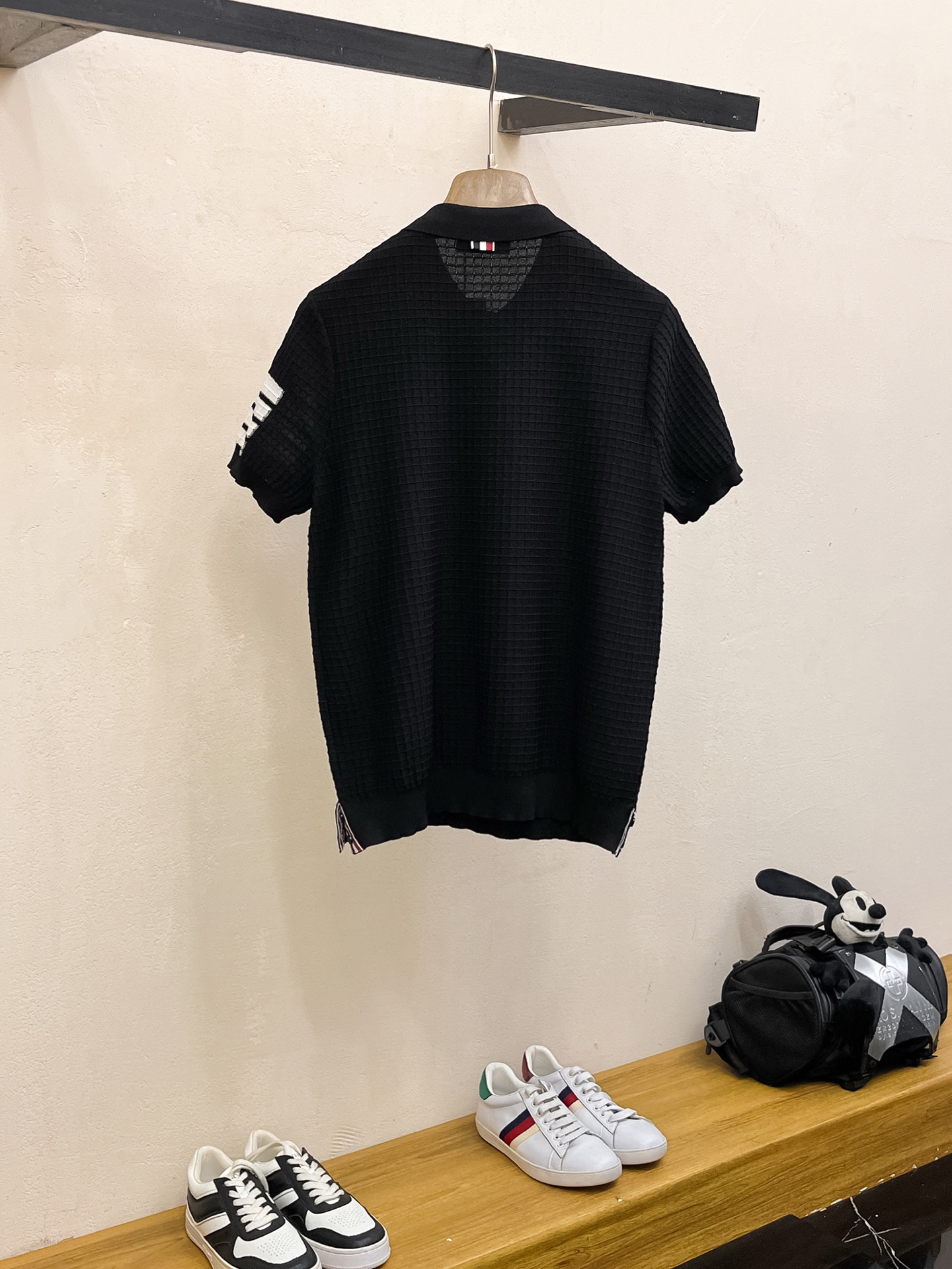 TB 2026春夏新品针织短袖，进口针织面料，手感柔软。顶级进口私货，设计潮流短袖针织衫，不失奢华 品质