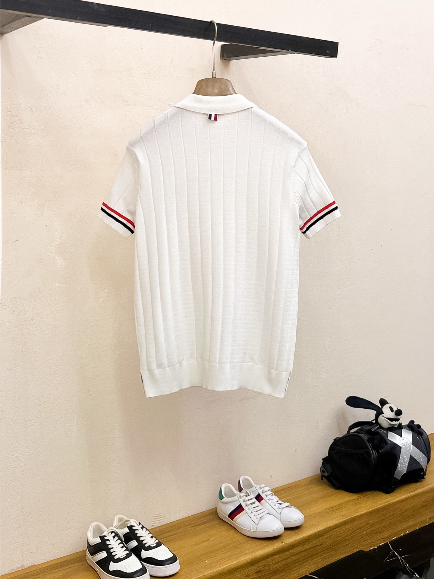 蒙口 2026春夏新品针织短袖，进口针织面料，手感柔软。顶级进口私货，设计潮流短袖针织衫，不失奢华 品质