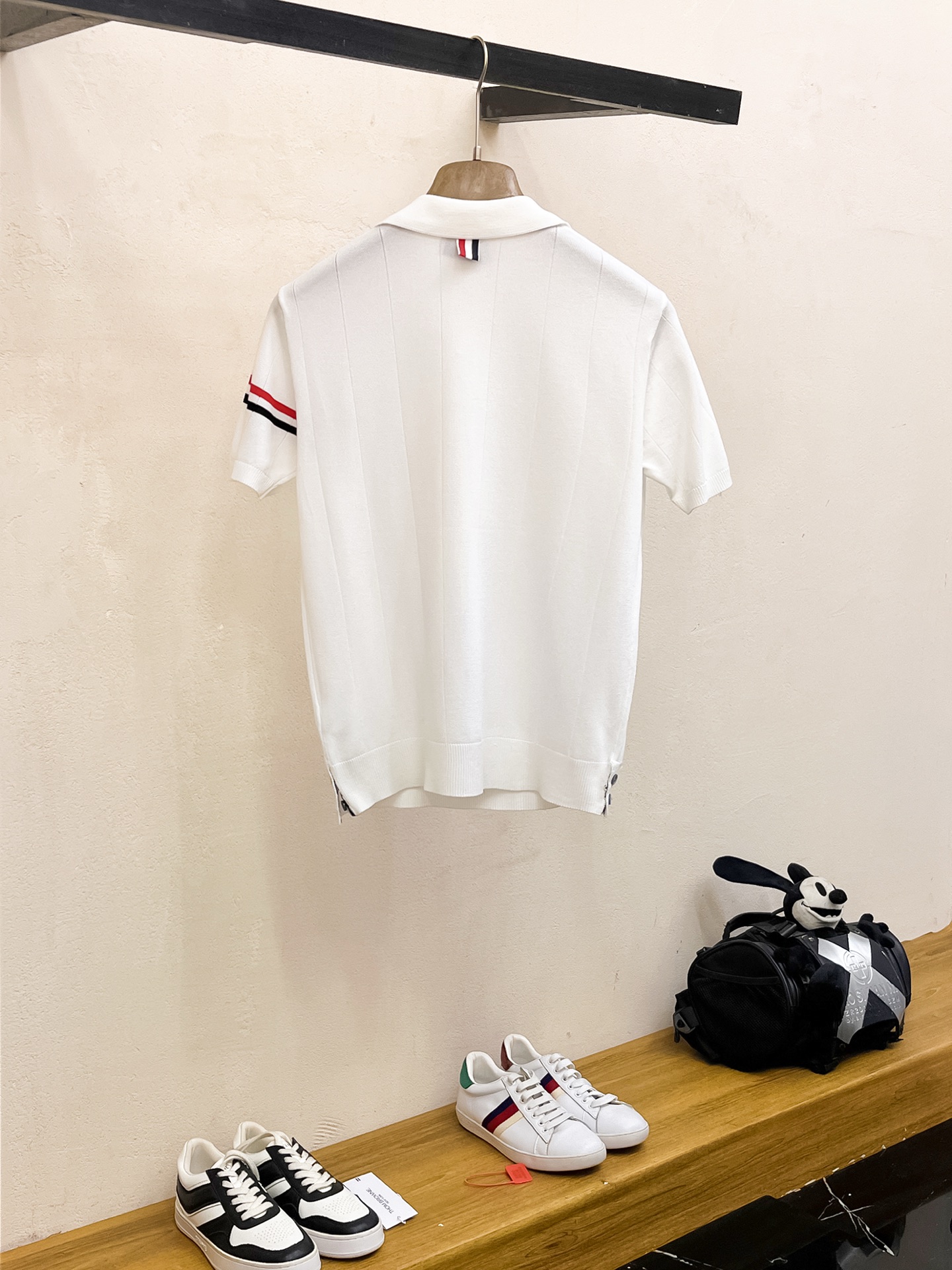 TB 2026春夏新品针织短袖，进口针织面料，手感柔软。顶级进口私货，设计潮流短袖针织衫，不失奢华 品质