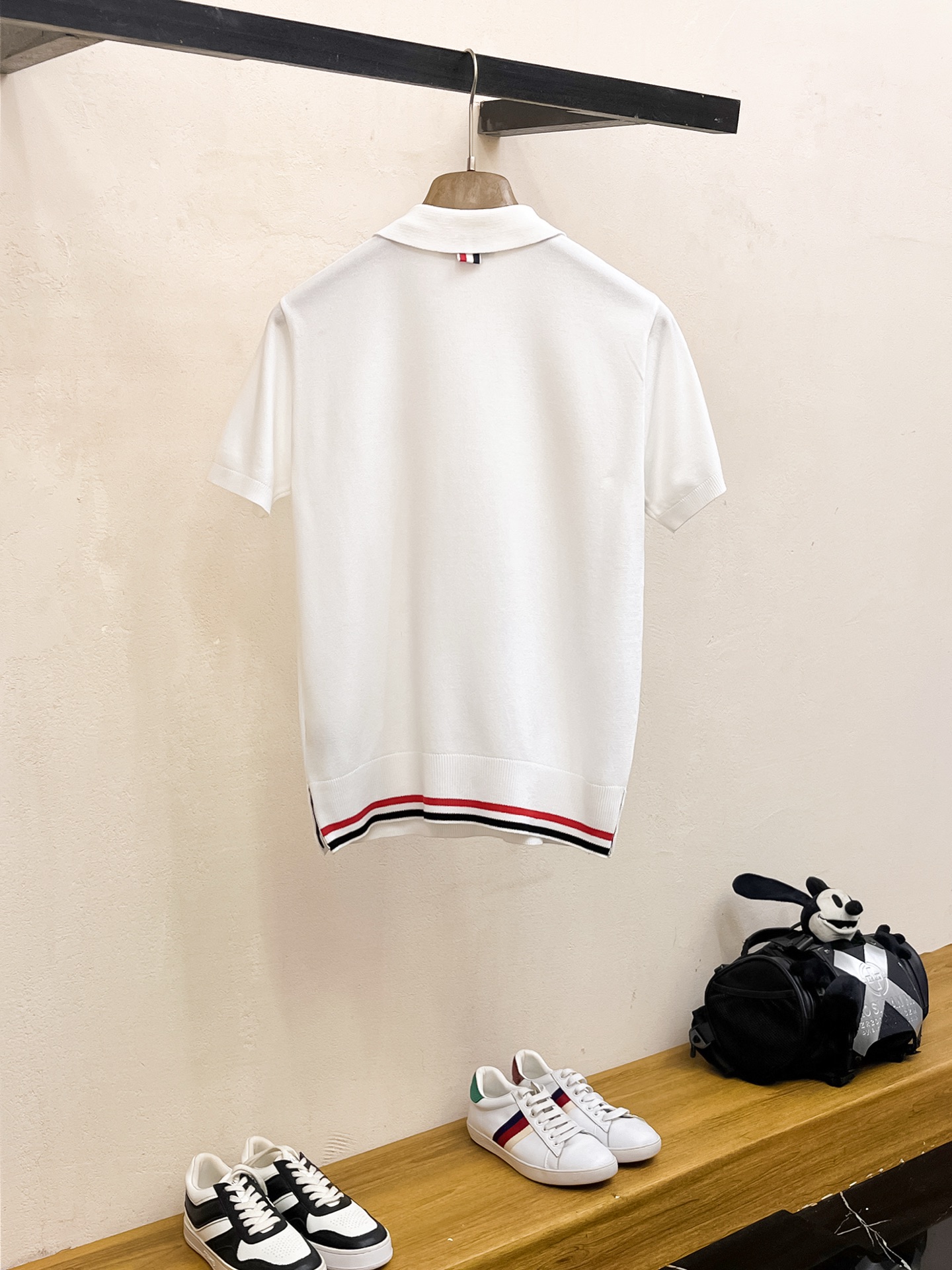 TB 2026春夏新品针织短袖，进口针织面料，手感柔软。顶级进口私货，设计潮流短袖针织衫，不失奢华 品质