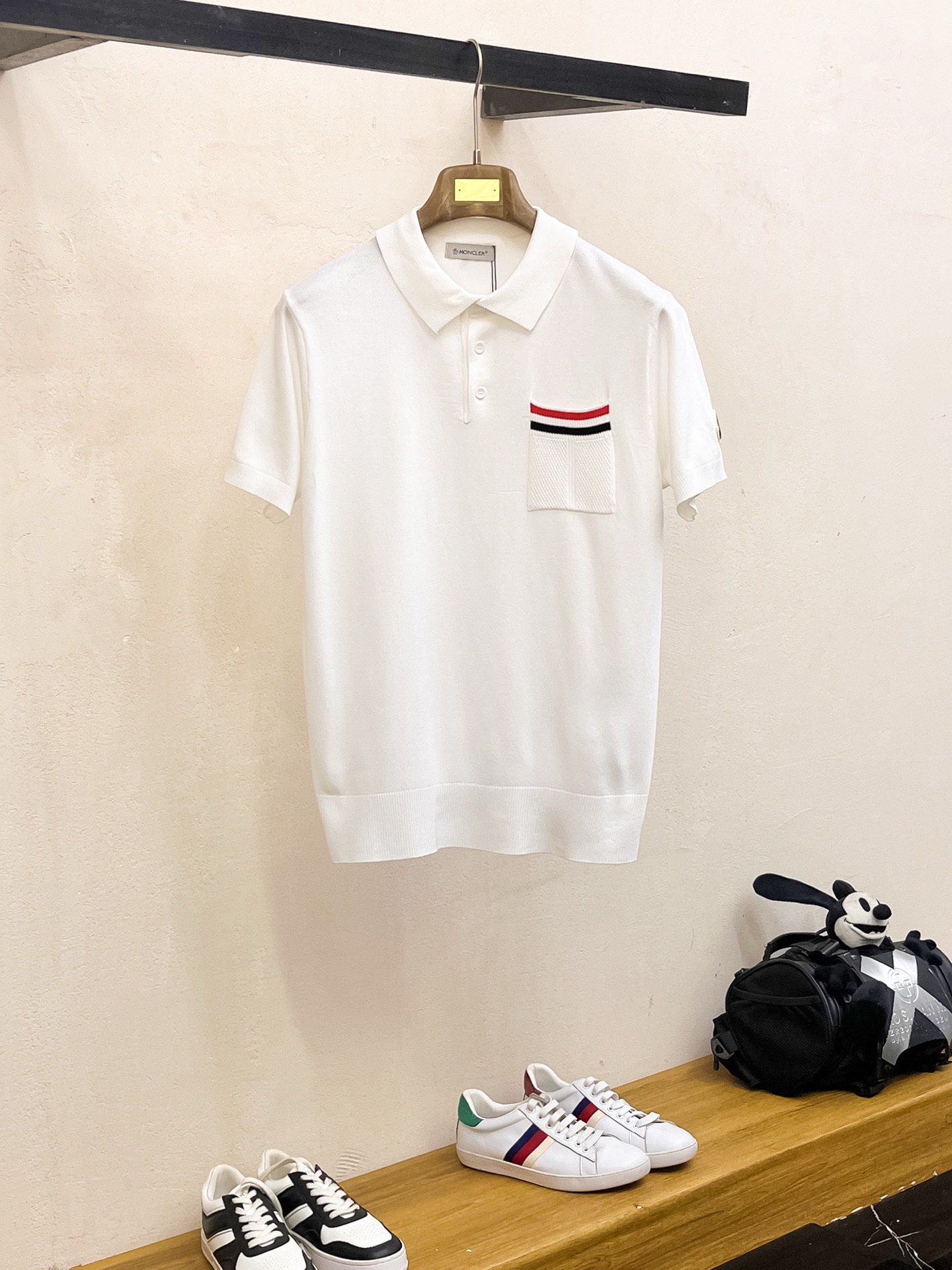 TB 2026春夏新品针织短袖，进口针织面料，手感柔软。顶级进口私货，设计潮流短袖针织衫，不失奢华 品质