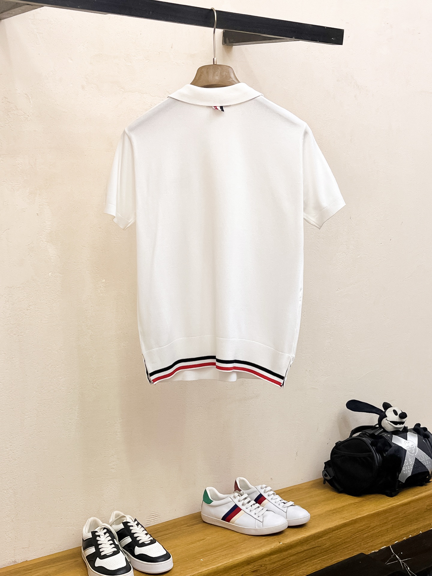 TB 2026春夏新品针织短袖，进口针织面料，手感柔软。顶级进口私货，设计潮流短袖针织衫，不失奢华 品质