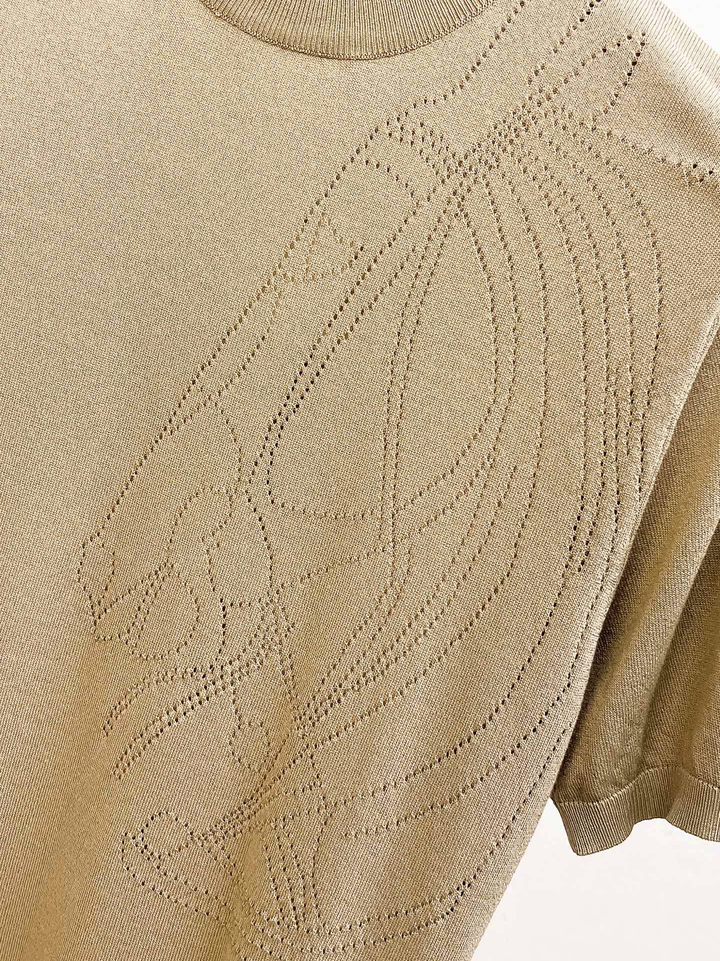 爱马仕 2026春夏新品针织短袖，进口针织面料，手感柔软。顶级进口私货，设计潮流短袖针织衫，不失奢华 品