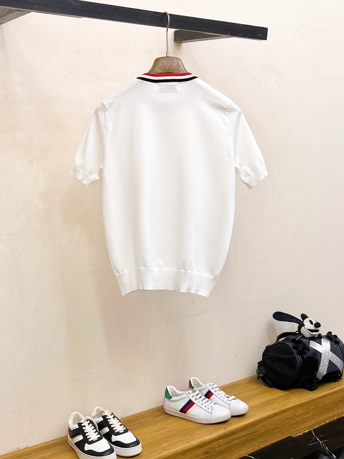 TB 2026春夏新品针织短袖，进口针织面料，手感柔软。顶级进口私货，设计潮流短袖针织衫，不失奢华 品质