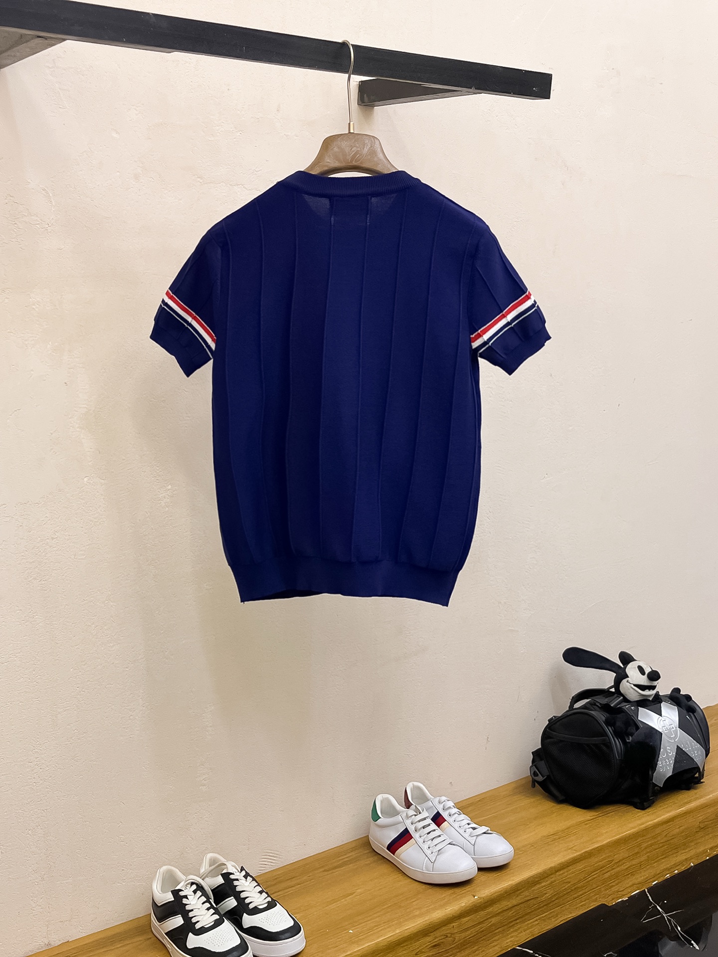 TB 2026春夏新品针织短袖，进口针织面料，手感柔软。顶级进口私货，设计潮流短袖针织衫，不失奢华 品质