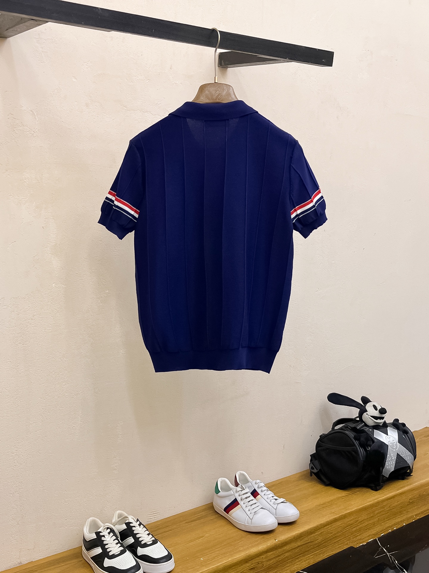 TB 2026春夏新品针织短袖，进口针织面料，手感柔软。顶级进口私货，设计潮流短袖针织衫，不失奢华 品质