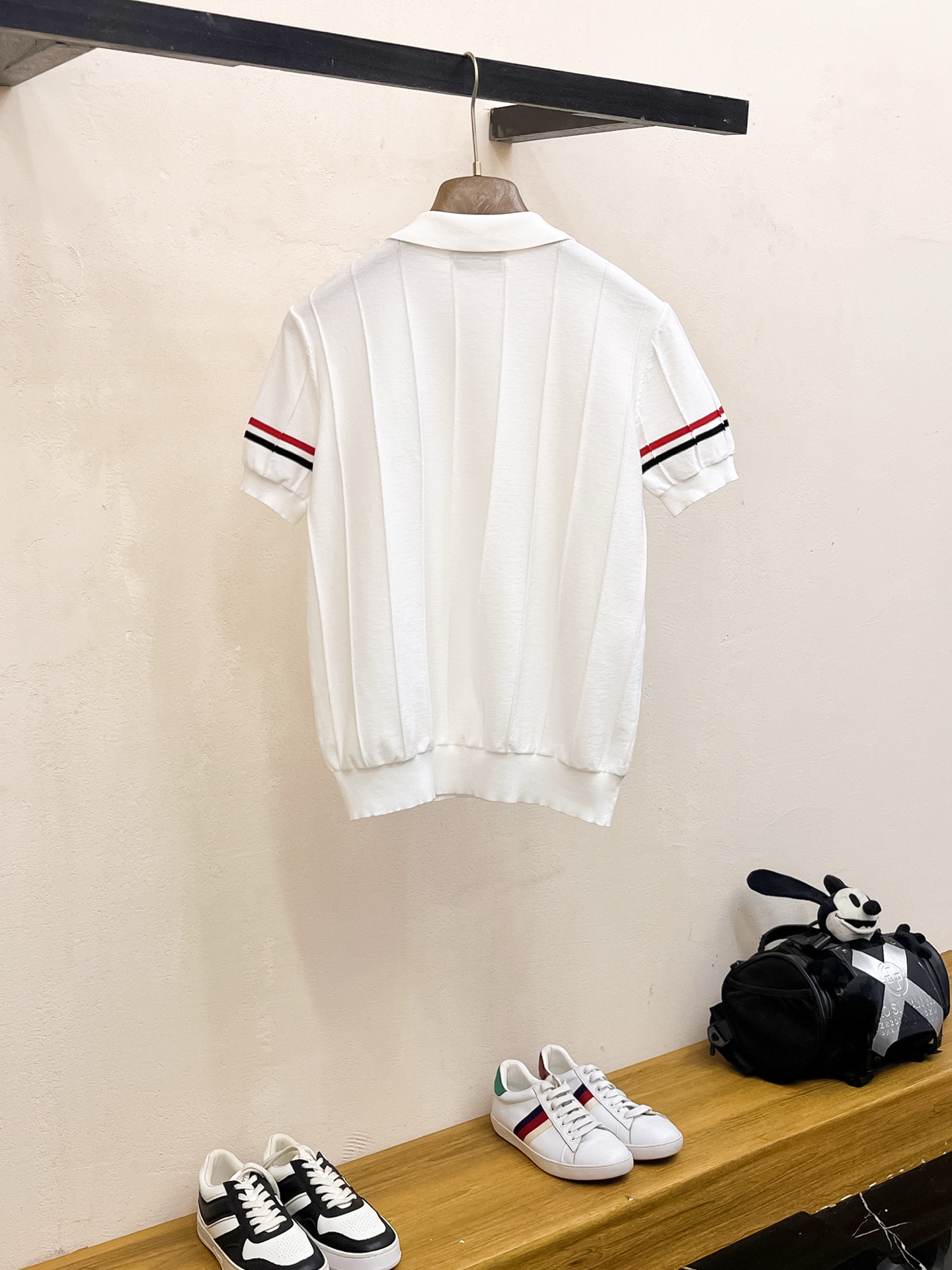 TB 2026春夏新品针织短袖，进口针织面料，手感柔软。顶级进口私货，设计潮流短袖针织衫，不失奢华 品质