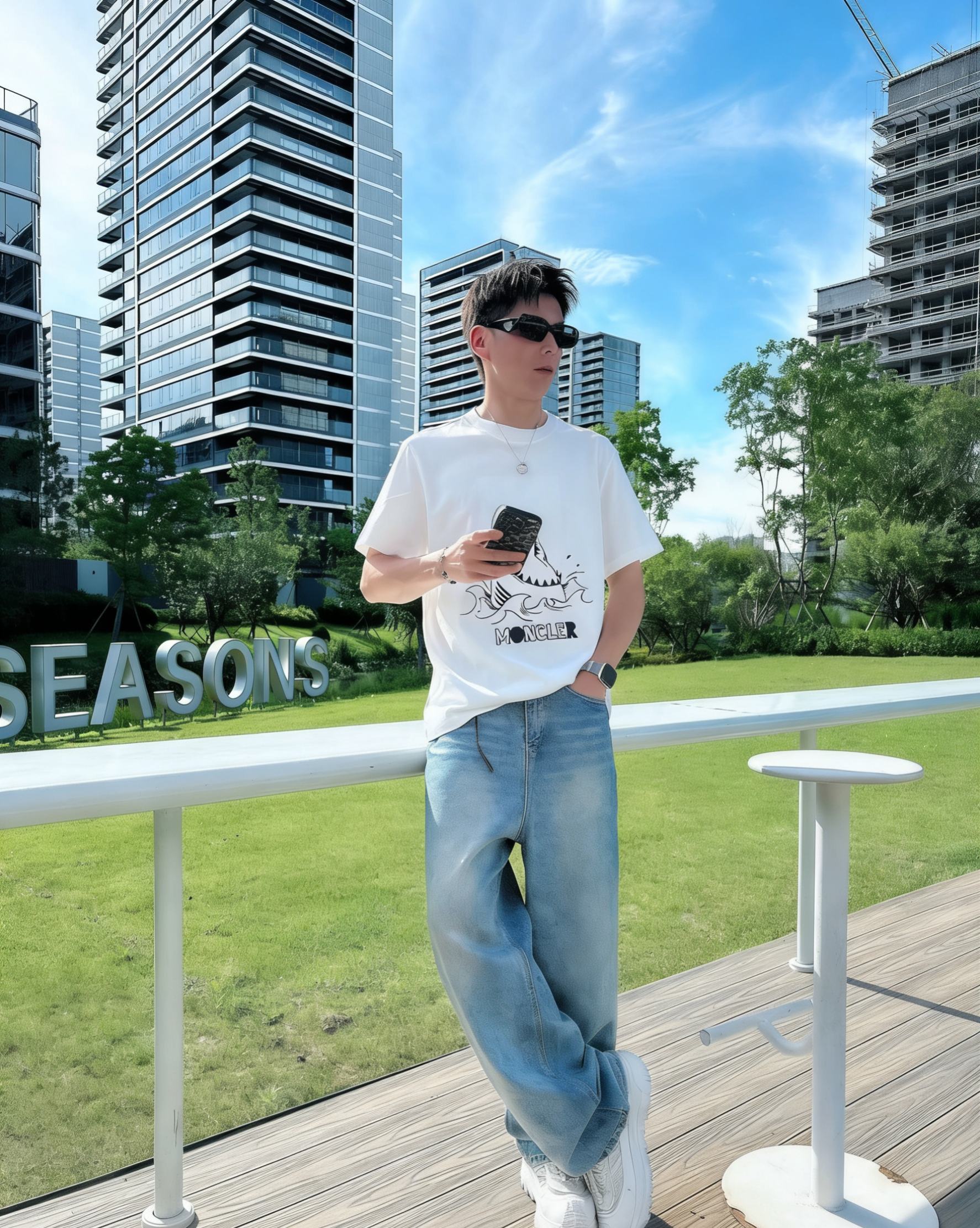 NO:776792,MONCLER 2026 new printed round neck short-sleeved T-shirt is on sale for pre-sale!  On sale on overseas official website!  Made of pure cotton double yarn fabric, it feels soft and delicate, the color and gloss are super positive, and the upper body is comfortable and breathable!  Customized threads on the neckline, precision double-needle patchwork, through-shoulder zipper chain bottom, durable and non-deformable, with first-class texture!  This classic round-neck T-shirt is decorated with a highly recognizable logo print on the chest. The three-dimensional and fine detail processing injects a casual charm into the whole, casual and natural, and highly recognizable!  Produced by a large factory, with fine workmanship and complete three standards!  Classic round neck basic model, the version is quite wide and full!  The upper body is fashionable, relaxed and stylish, and the atmosphere is instantly filled!  Same style for men and women!  Size S-2XL Color black white, Moncler, T-shirt, tees, t-shirt,19860909蒙口 MONCLER 2026新款印花圆领短袖T恤预售出货！ 海外官网在售！ 采用纯棉双纱面料,手感柔软细腻,颜色光泽度都超正,上身舒适透气！领口定织螺纹,精密双针拼缝,通肩拉锁链底耐穿不变形,质感一流！ 这款经典的圆领 T 恤胸前饰有高辨识度的logo印花,立体精细的细节处理,为整体注入一分闲适韵味,休闲自然,超高辨识度！ 大厂出品,做工精细,三标齐全！ 经典圆领基础款,版型挺阔饱满！ 上身时髦 轻松有格调 氛围感一下子拉满！ 男女同款！ 码数S-2XL 颜色黑色 白色,,Moncler,T-shirt,tees，t-shirt,,Men's clothing