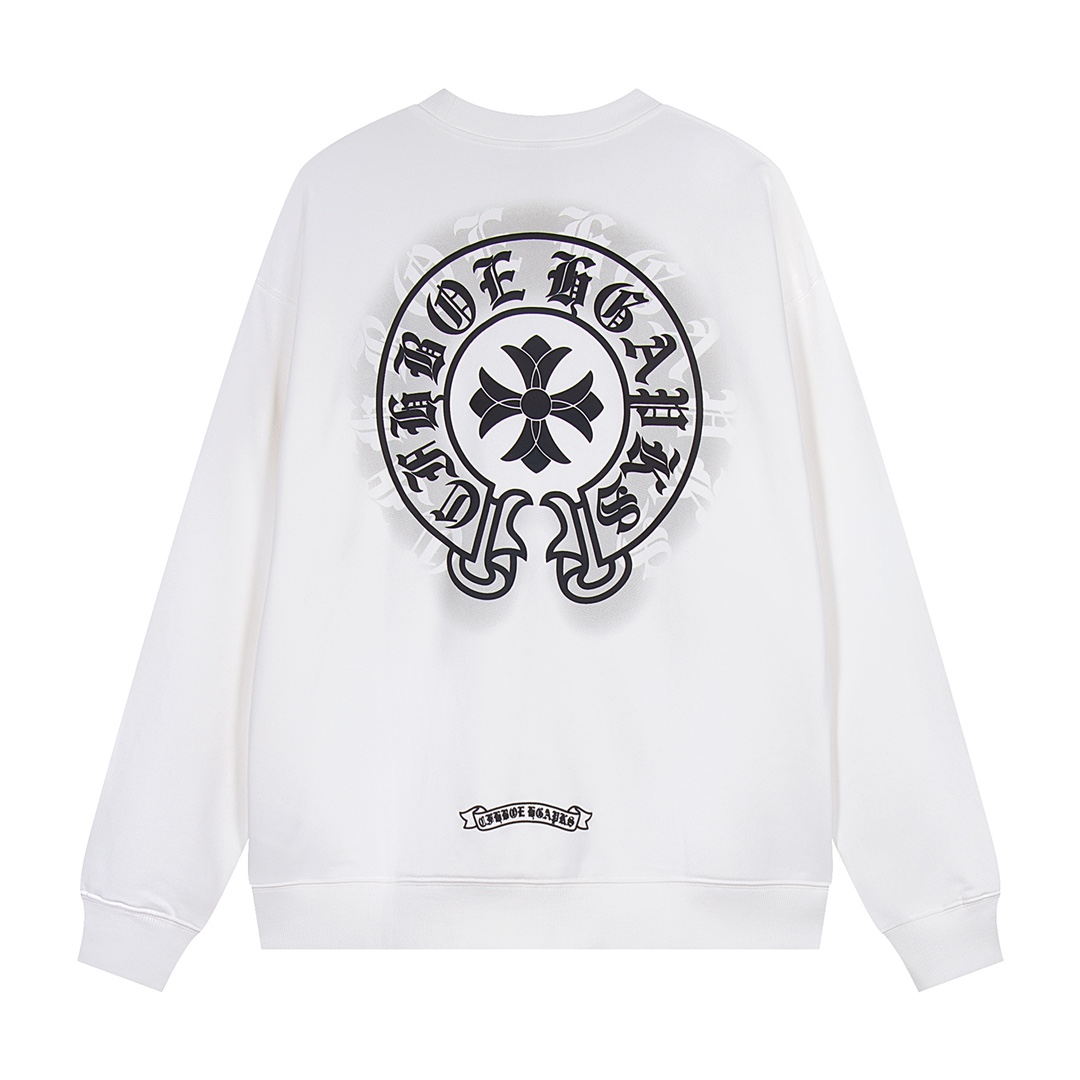 Chrome Hearts Clothing Sweatshirts Buy AAA Cheap
 Black White Printing Cotton