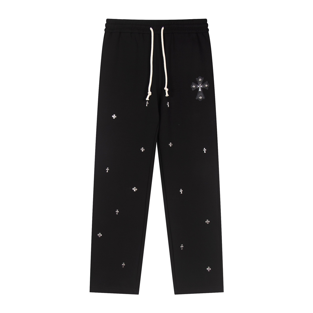 Chrome Hearts Clothing Pants & Trousers Black Grey Casual