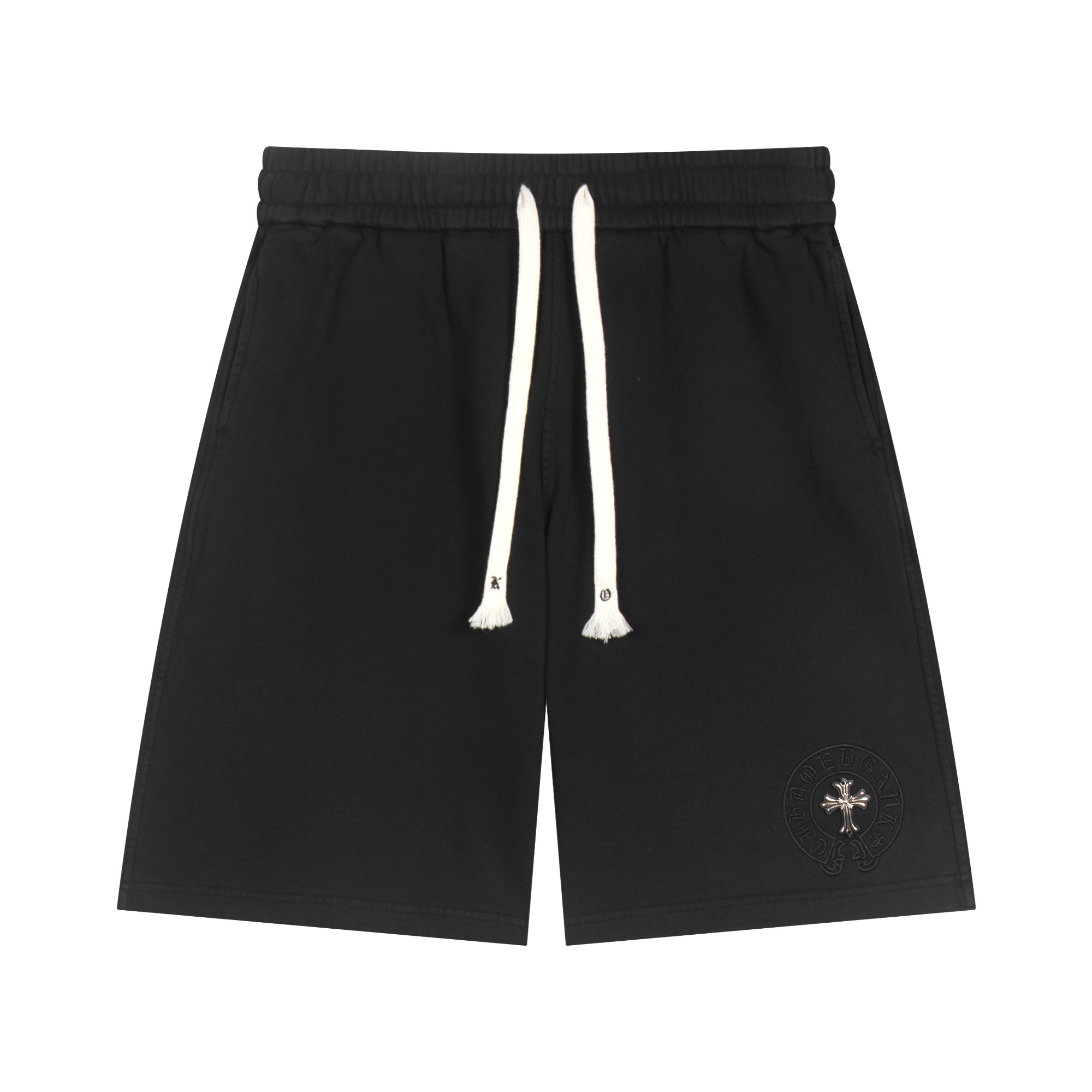 High-End Crocson CH 2025 Shorts: New Thongs, Heavy Wash, 420g Shellfish, Various Sizes & Colors - 图片 1