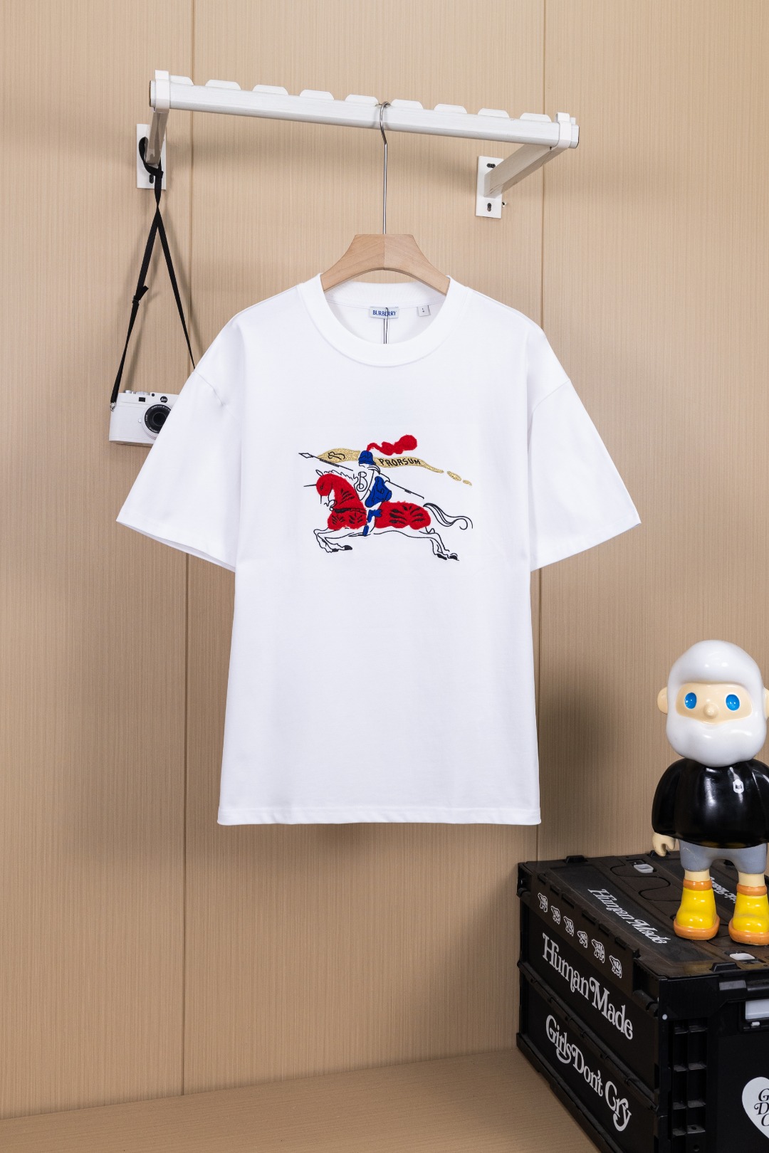 Burberry BURBERRY 巴宝莉 高品质320克圆领短袖T恤