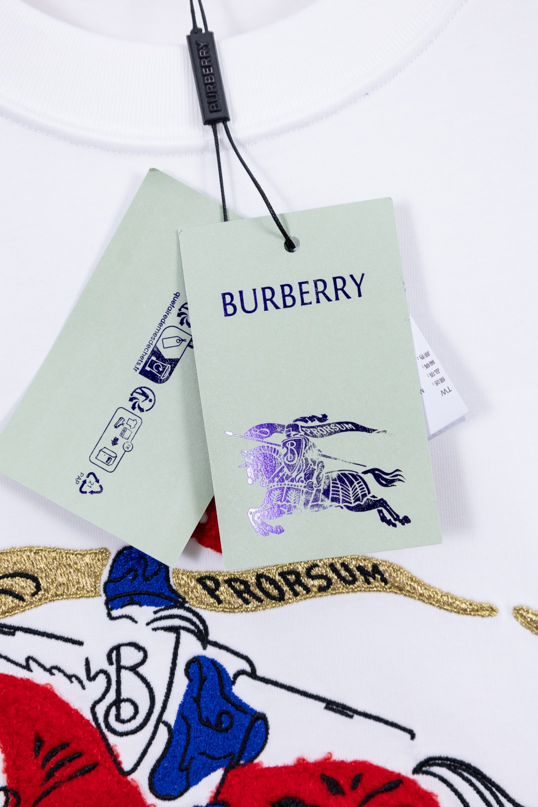Burberry BURBERRY 巴宝莉 高品质320克圆领短袖T恤