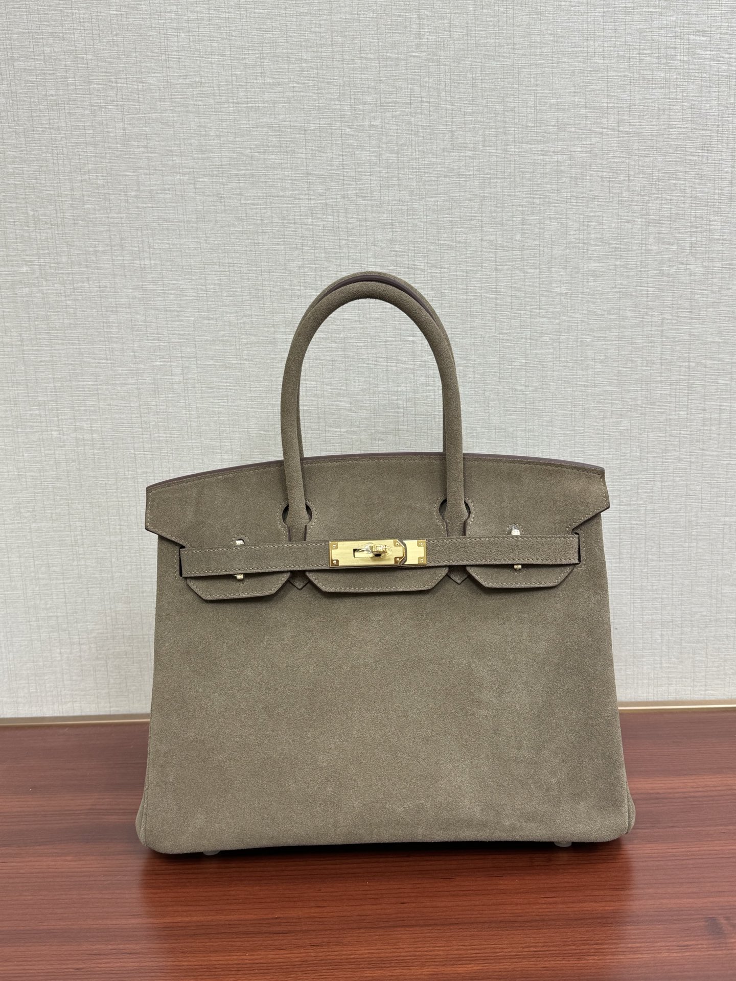 NO:699641,Birkin30 suede khaki green hand-stitched wax thread, Hermes, hermes, chamois leather, Hermes,19860909Birkin30 麂皮 卡其绿 手缝蜡线,爱马仕,hermes,chamois leather,Hermes,,Bag