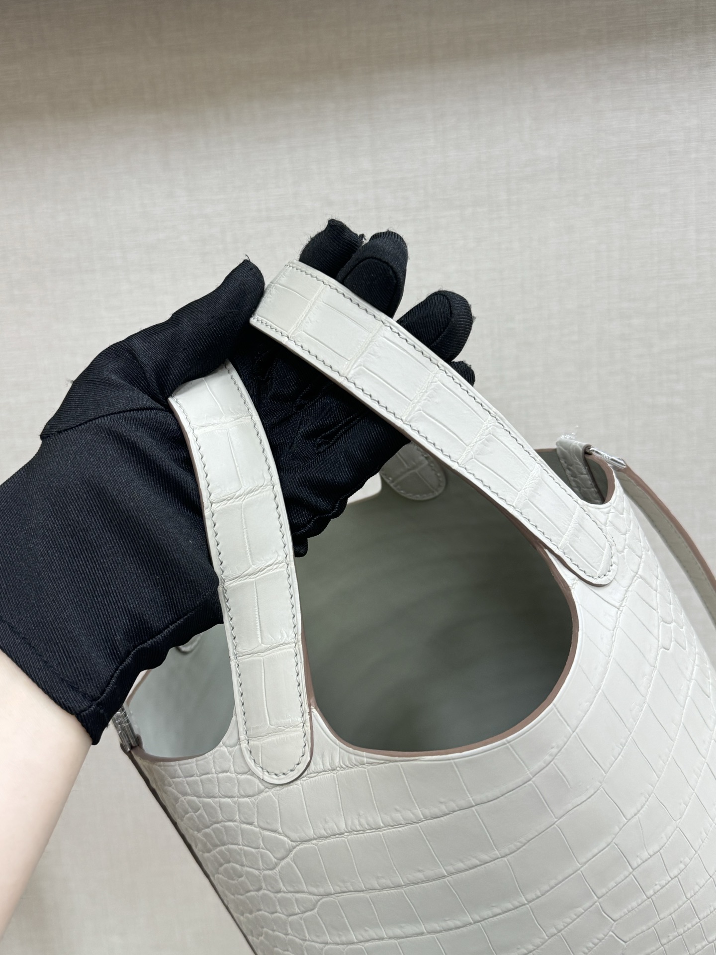 Hermes Picotin Lock White Crocodile 18cm everyday