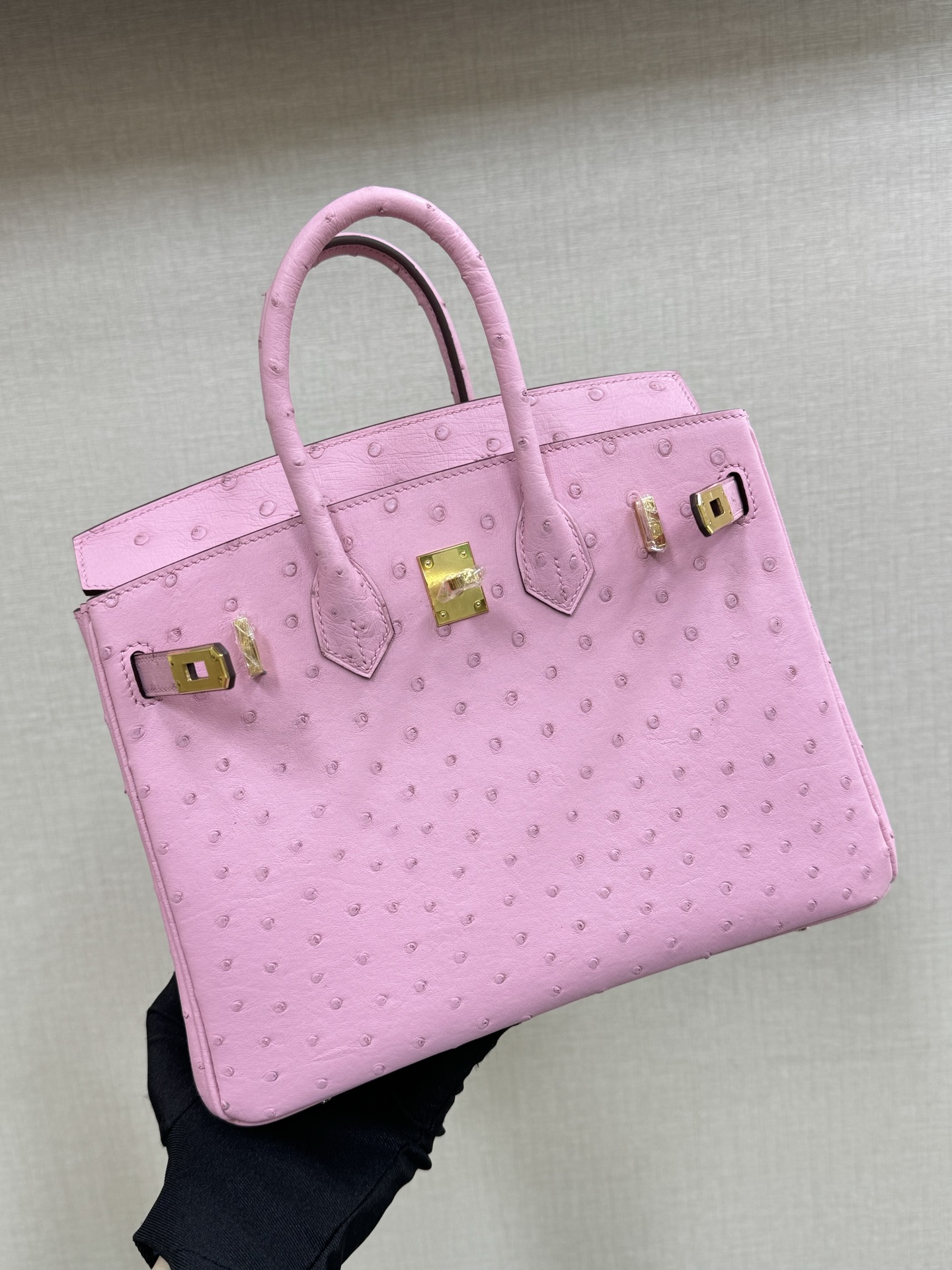 Hermes Birkin 25 Pink ostrich 25 handbag everyday