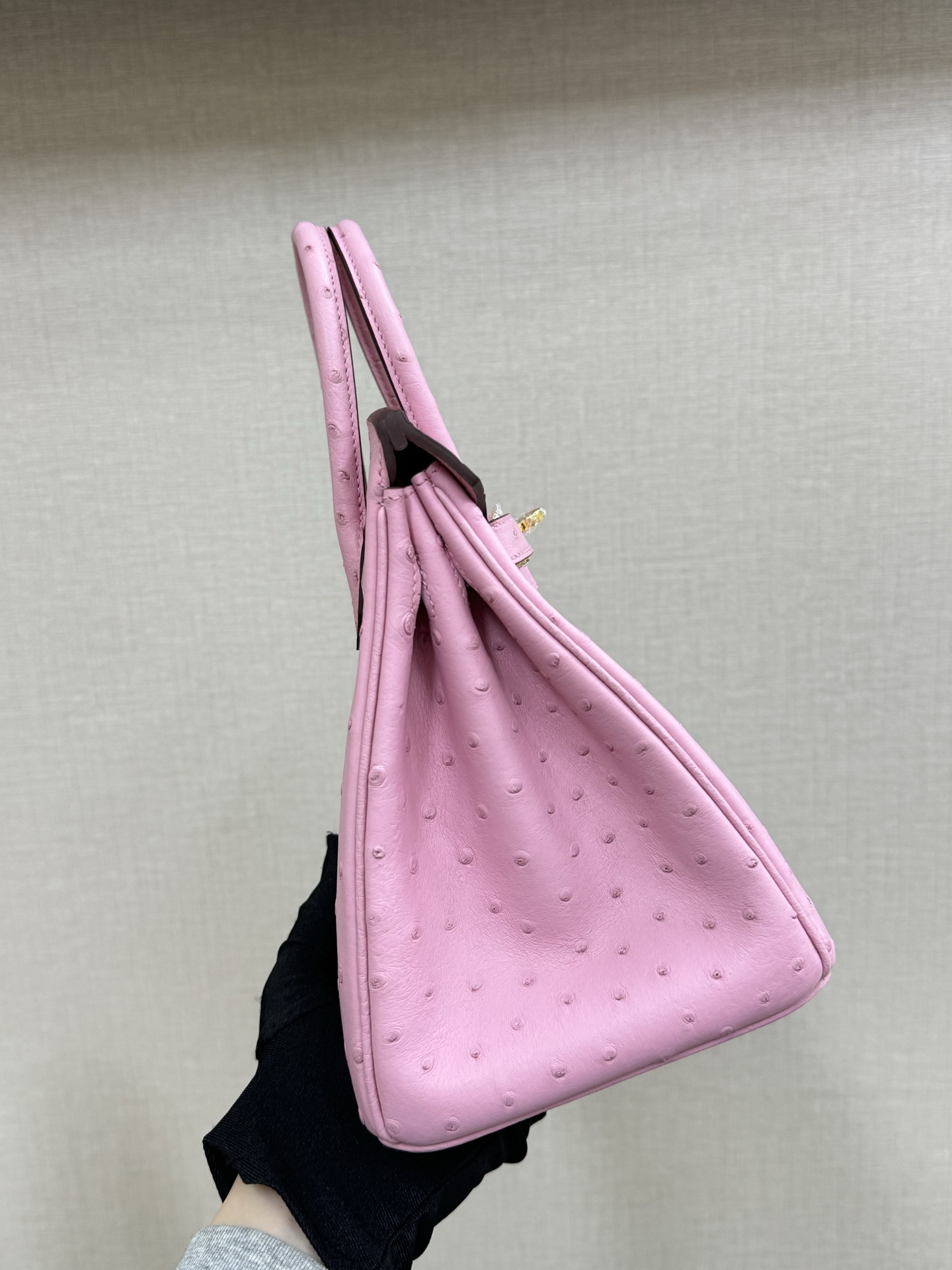 Hermes Birkin 25 Pink ostrich 25 handbag everyday