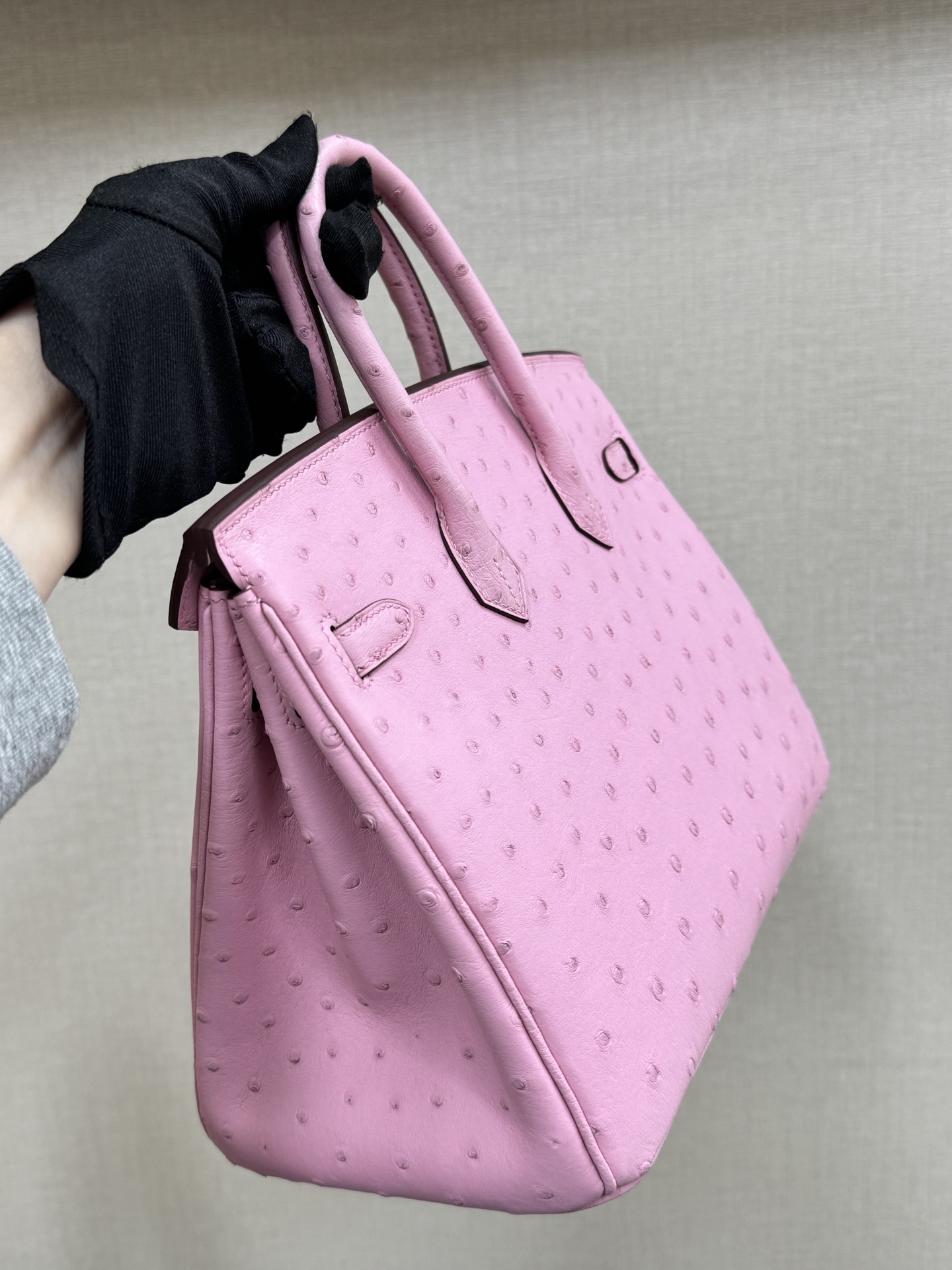Hermes Birkin 25 Pink ostrich 25 handbag everyday