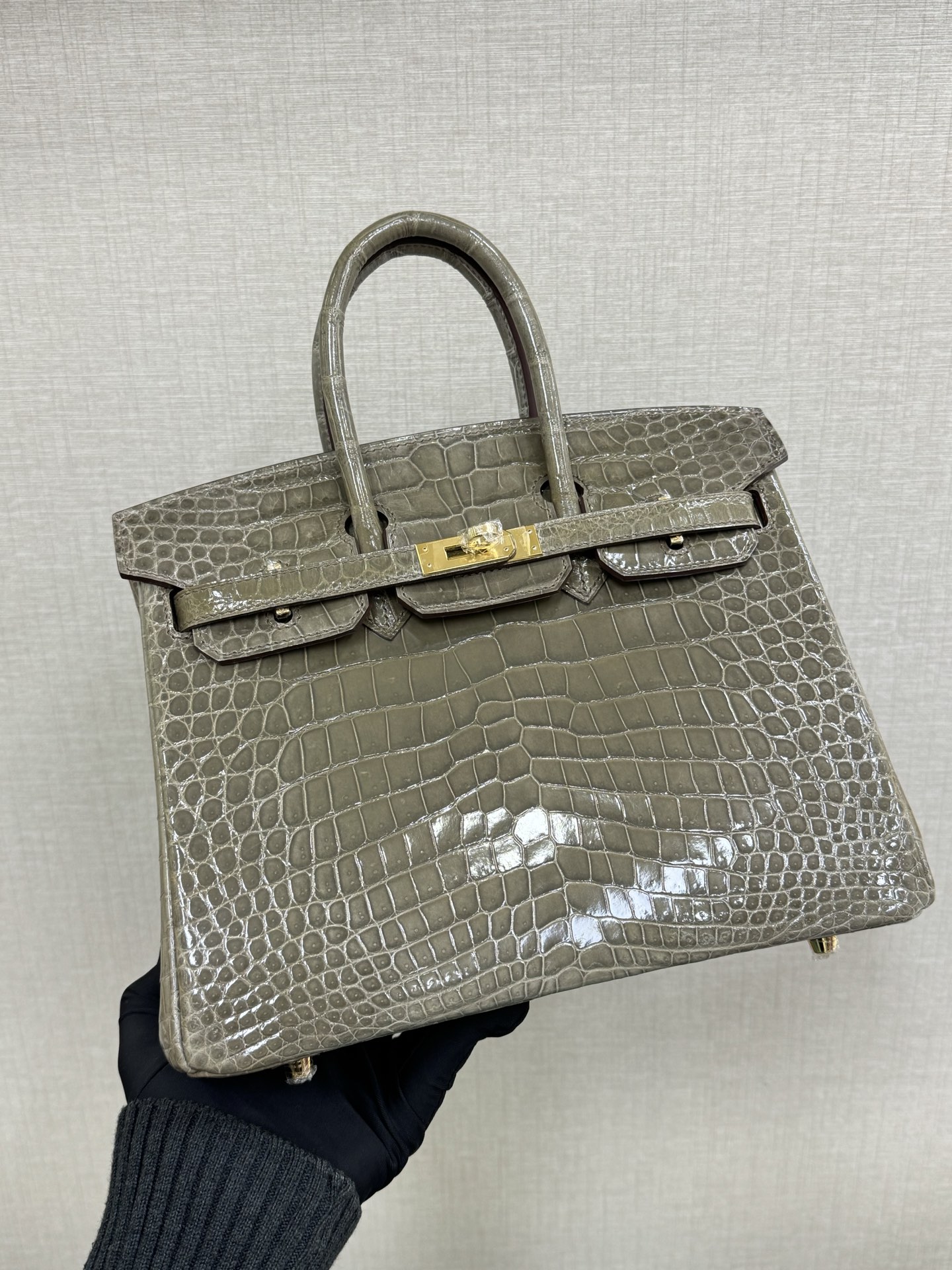 Hermes Birkin 25 Gray 25cm everyday