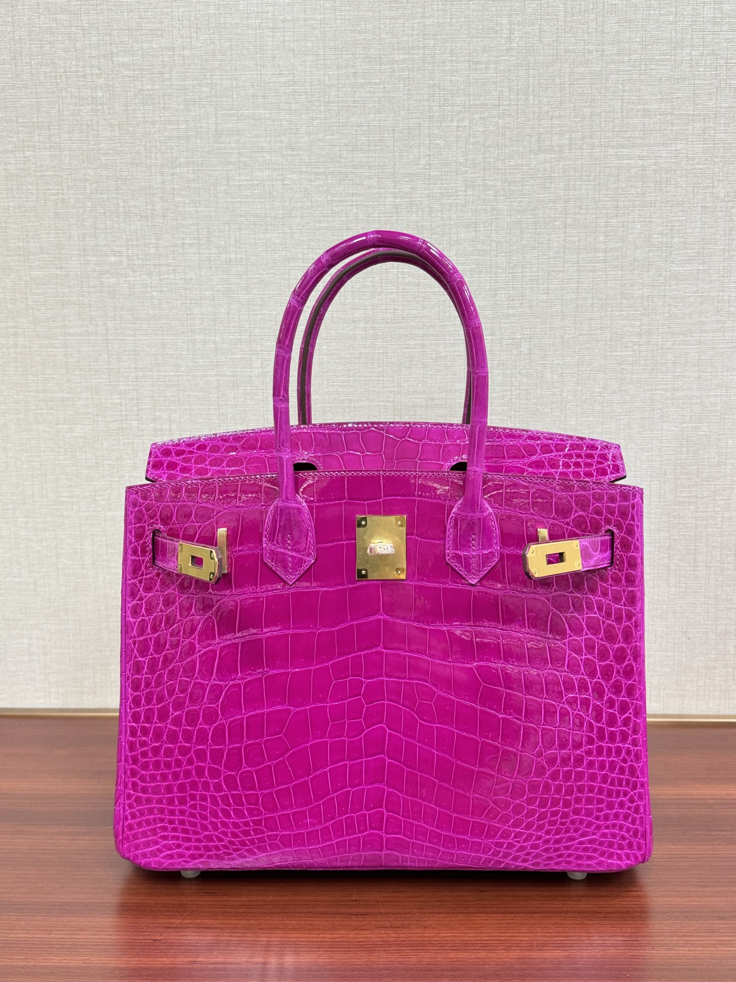 Hermes Birkin 30 Pink Crocodile 30cm tote everyday