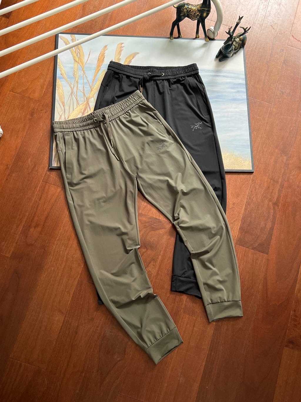 Arc’teryx Kleding Broek Zwart Groen Splijten Zomercollectie Casual