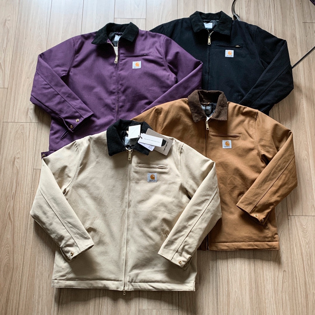 Winkel nu
 Carhartt Kleding Jas &Jassen Beige Zwart KhakiName Paars Wit Canvas Katoen Vintage