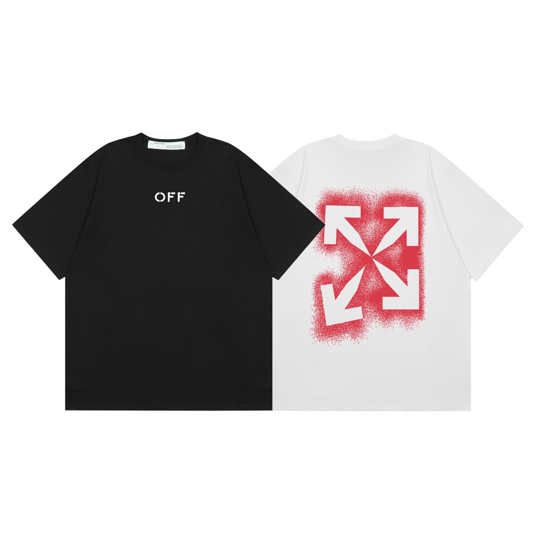 P60 OFF-WHITE Camiseta clásica de manga corta con estampado, unisex, misma que usan las celebridades. El diseñador esta…