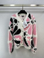 Chanel Clothing Cardigans Knit Sweater Top Quality
 White Splicing Knitting Fall/Winter Collection Fashion