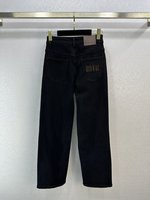 MiuMiu Clothing Jeans Cotton Fall/Winter Collection