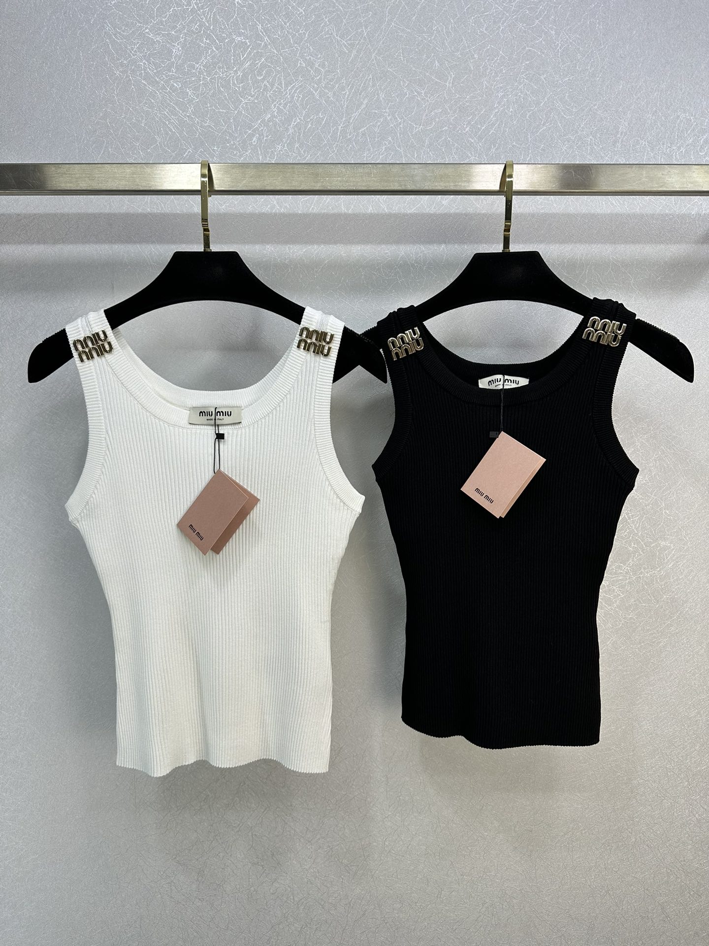 MiuMiu Clothing Tank Tops&Camis Knitting Spring Collection