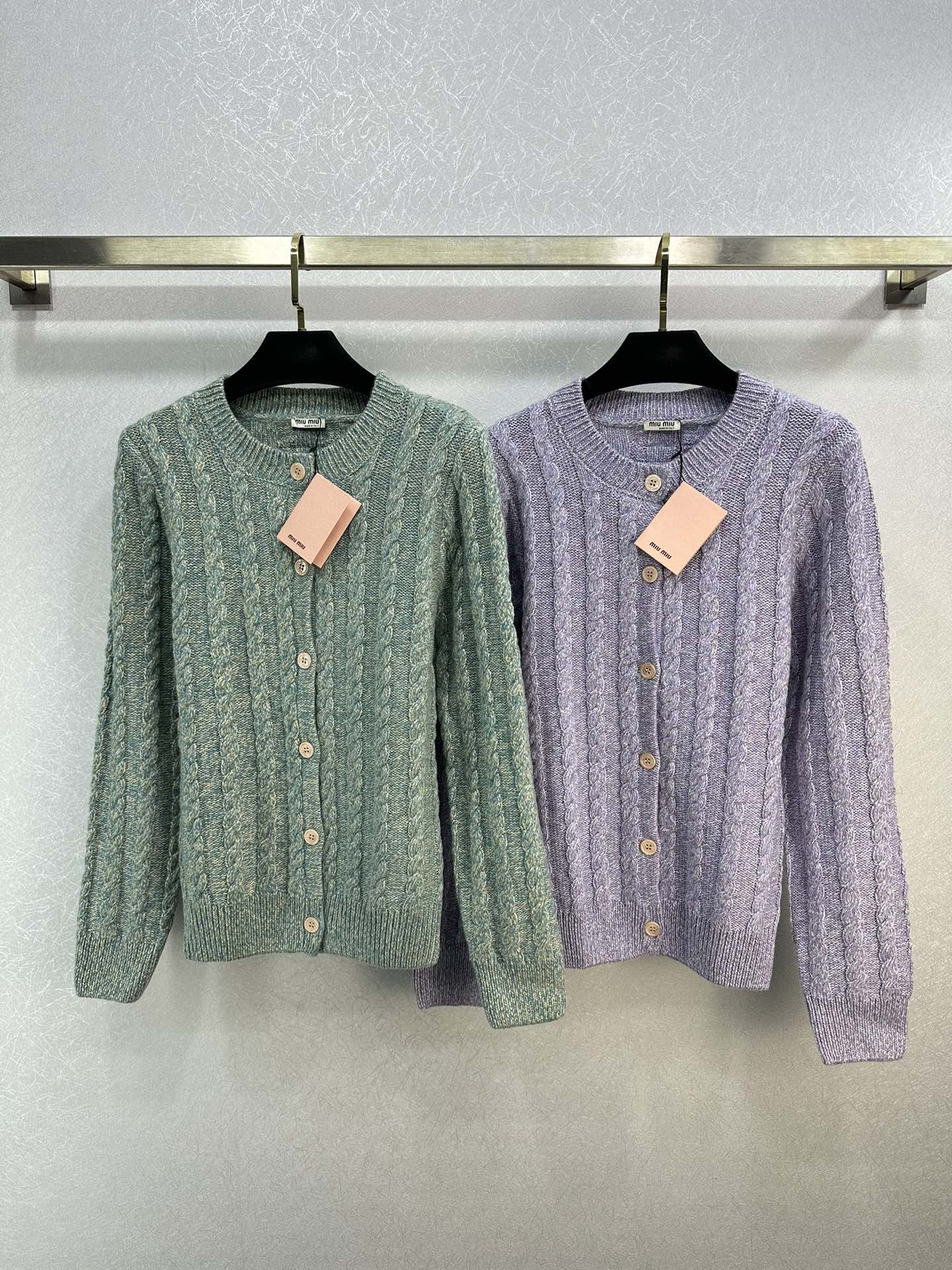 MiuMiu Clothing Cardigans Knit Sweater Best Replica 1:1
 Knitting Fall/Winter Collection