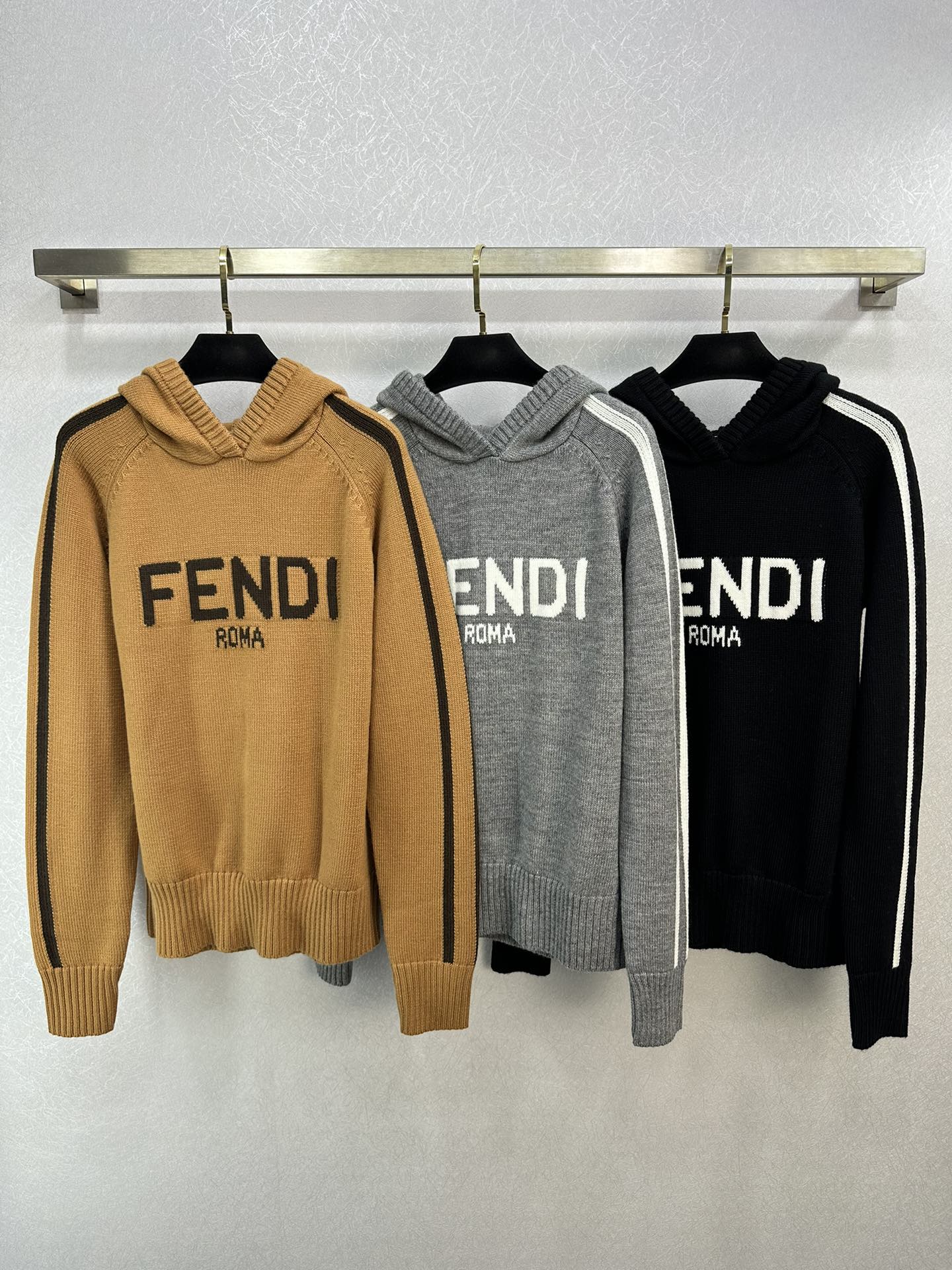 Fendi Clothing Knit Sweater Sweatshirts Knitting Vintage