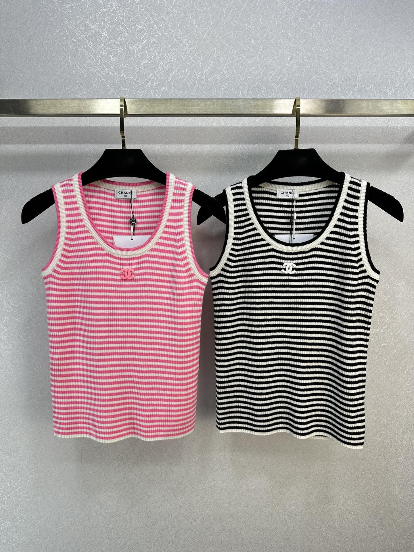 Chanel Clothing Tank Tops&Camis UK 7 Star Replica
 Cotton