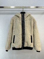 Gucci Clothing Coats & Jackets Splicing Lambswool Spring Collection
