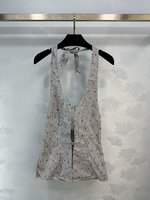 Chanel Sale
 Clothing Shirts & Blouses Tank Tops&Camis Grey Spring/Summer Collection Vintage