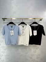 Chanel Perfect
 Clothing T-Shirt Knitting Spring/Summer Collection Short Sleeve