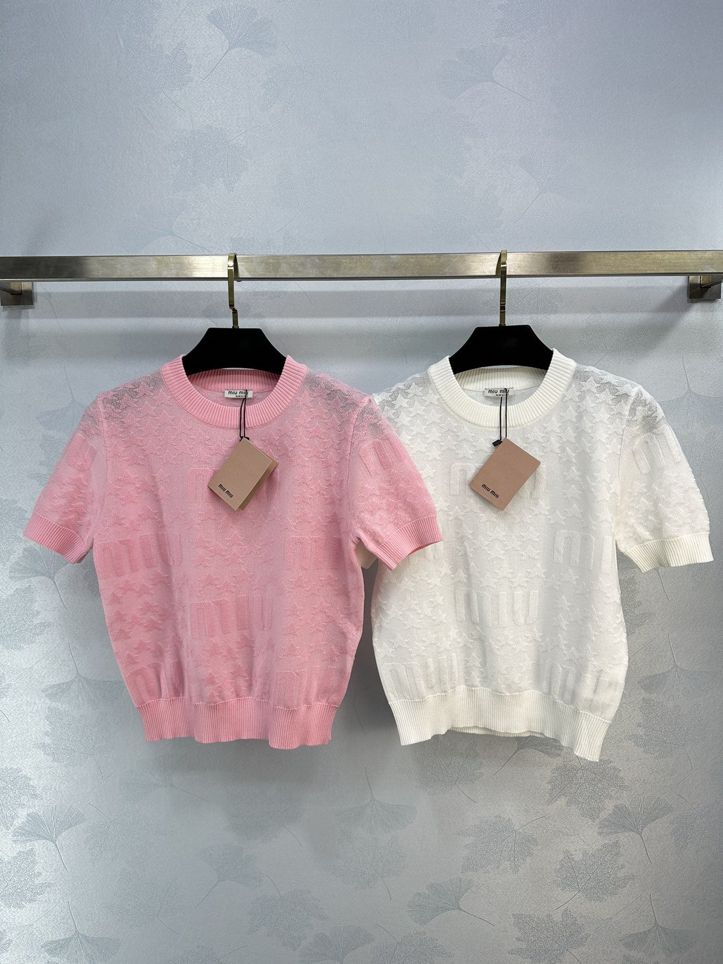 MiuMiu Clothing T-Shirt Replica Shop
 Summer Collection Short Sleeve