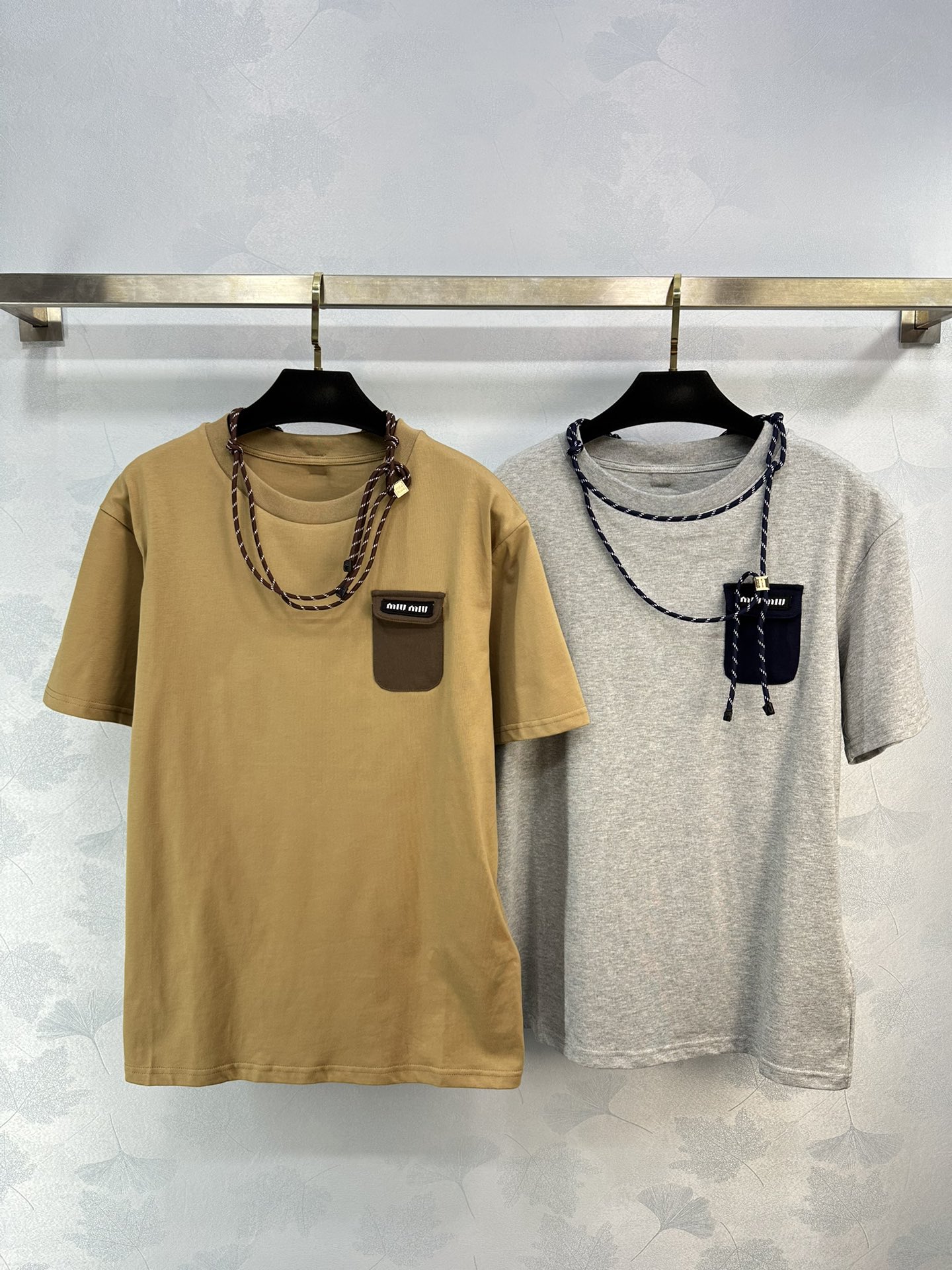 MiuMiu Clothing T-Shirt Cotton Summer Collection
