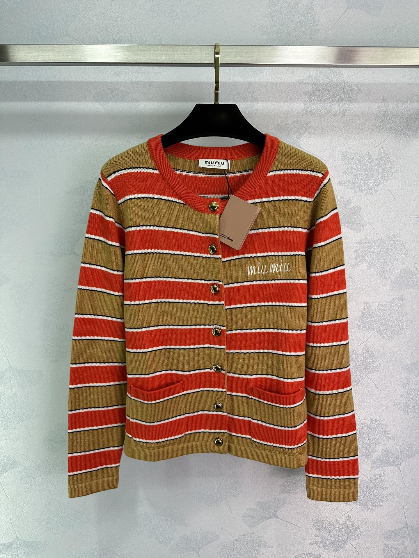 Buy Sell
 MiuMiu Clothing Cardigans Embroidery Knitting Fall Collection